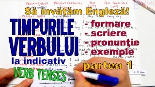 Sa invatam engleza  TIMPURILE VERBULUI partea 1  PREZENTUL  Lets Learn English [upl. by Luella919]