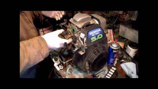 Honda gc160 gc190 carb rebuild gcv160 PART 1 of 2 [upl. by Nyer307]