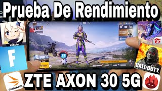 🎮 ZTE AXON 30 5G 🕹️  Prueba De Rendimiento Y Juegos [upl. by Sualokin]