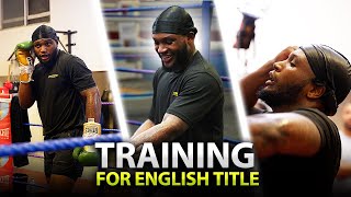 Viddal Riley Training For English Cruiserweight Title [upl. by Obadiah]