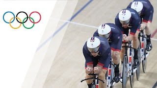 More gold for Wiggins as GB cyclists win mens pursuit [upl. by Jamila455]