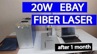 20W Ebay Fiber Laser Setup amp Thoughts After 1 Month of Use [upl. by Lertsek]