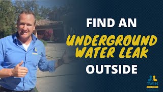 How to find an Underground Water Leak [upl. by Eboh293]