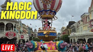 🔴 LIVE Magic Kingdom Saturday for rides shows parades and Fireworks at Walt Disney World 11825 [upl. by Kristi]