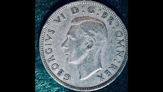 2 Shilling Coin  George VI United Kingdom Dated 1951 [upl. by Arev825]