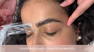 Perfect Eyelash Brow Lamination  Tutorial [upl. by Enorej]