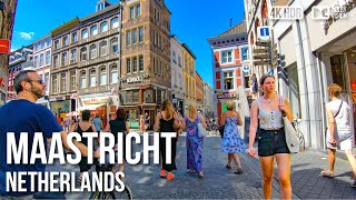 Maastricht The Historic City Centre  🇳🇱 Netherlands 4K HDR Walking Tour [upl. by Mallissa]