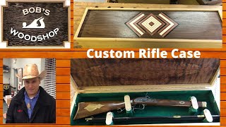 Custom Gun Case  Black Powder Rifle  Bobs Woodshop [upl. by Gans]