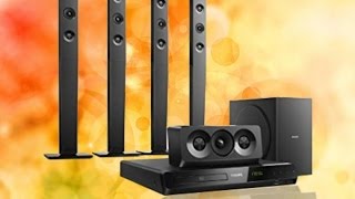 Review 4 Home Theater HTD5580x78 Philips 51 1000 Wats [upl. by Aenotna]