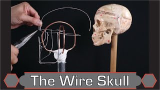 The Wire Skull  The Head Armature  Head Sculpture [upl. by Eceinhoj]