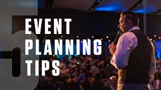 5 Event Management Tips for Beginners [upl. by Arbmahs]