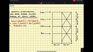 PE Seismic Review Overturning Moment and Base Shear Problem [upl. by Elmer]