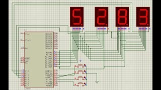 Electronic Voting Machine Using 8051 microcontroller with 7 segment display [upl. by Bender]