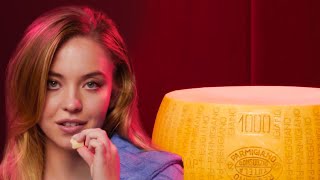 Sydney Sweeney Takes A Cheese Break [upl. by Aihsirt]