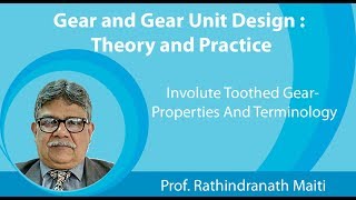 Lecture 4  Involute Toothed Gear Properties amp Terminology [upl. by Yemiaj]