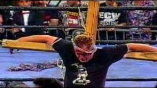 The Crucifixion of Sandman  ECW 26101996 [upl. by Brita]