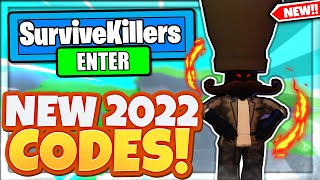 2022 ALL NEW SECRET OP CODES In Roblox Survive The Killer [upl. by Delphine119]