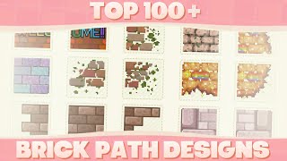 Top 100 Custom Brick Path Designs For Animal Crossing New Horizons [upl. by Jet527]