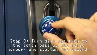 How to Open a Combination Lock or Locker [upl. by Martina]