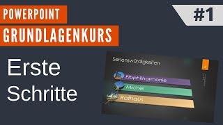 POWERPOINT Grundlagenkurs  professionelle PowerPoint Präsentation erstellen 2019 2016 2013 [upl. by Heim]