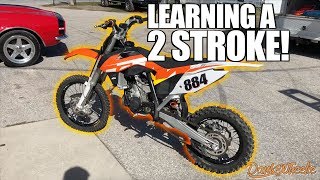 2 STROKE MONSTER  KTM SX85 Test Ride [upl. by Soule381]