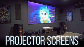 Choosing A Projector Screen  Everything You Need To Know [upl. by Goodwin]