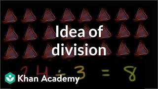 The idea of division  Multiplication and division  Arithmetic  Khan Academy [upl. by Possing617]