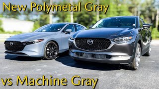 There’s a New Gray in Town  Mazda Machine Gray vs Polymetal Gray Exterior Colors [upl. by Cynthia56]