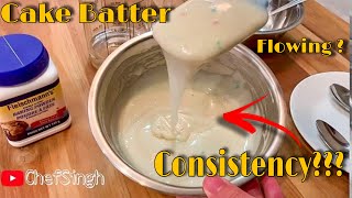 Cake Batter Consistency  How Cake Batter Should Be  Baking Tips for Cakes  Ribbon Stage  Cakes [upl. by Tarttan864]