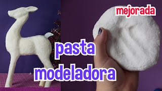 pasta modeladora con papel higienico mejorada [upl. by Shuma]