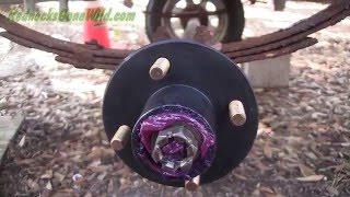 How To Replace Trailer Hub and Bearings [upl. by Attelrak]