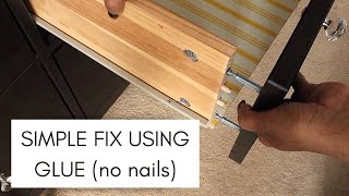 How to Fix Dresser Drawers using Gorilla Glue [upl. by Anem661]