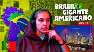 Portuga reage BRASIL GIGANTE AMERICANO [upl. by Kamin]