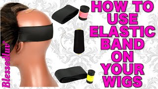 Tutorial DIY How to Apply Elastic Band to Your Wig [upl. by Sukramed891]