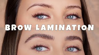 DIY BROW LAMINATION  AT HOME [upl. by Aiasi]