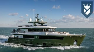 Cantiere delle Marche 111 Explorer Yacht Walk Through Video [upl. by Kolva]