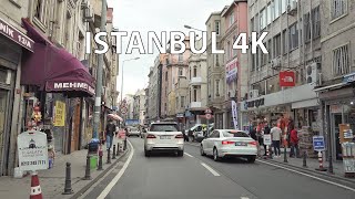 Istanbul 4K  Driving Downtown  Turkey [upl. by Narhet]