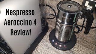 Nespresso Aeroccino 4 Milk Frother Review  Worth upgrading from the Aeroccino 3 [upl. by Madelena]