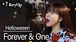 7 key up Foreverampone  Helloween cover  Bubble Dia [upl. by Aizirk]