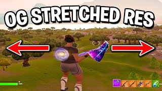 How To Get Stretched Resolution in Chapter 5 Fortnite HUGE FPS BOOST [upl. by Enialed667]