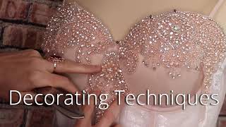 Sewing Couture Wedding Dresses for Beginners how to make a wedding gown [upl. by Tamis]