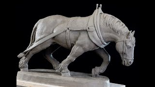 Sculpting a Draft Horse in Clay [upl. by Neemsaj132]