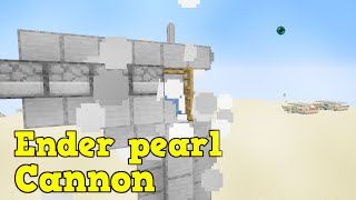 Simple automatic ender pearl cannon for minecraft 119 [upl. by Biddick]