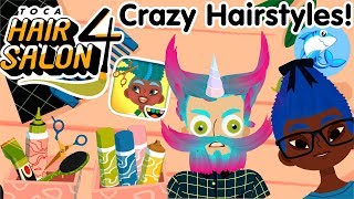 Toca Hair Salon 4  Crazy Hairstyles 1 [upl. by Larred]