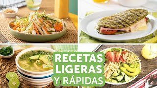 Recetas Ligeras y Rápidas  Kiwilimón [upl. by Esinnej]