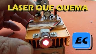 LASER QUE QUEMA CON MATERIAL RECICLADO [upl. by Shamrao]