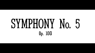 Prokofiev Symphony No 5 in Bflat Major Op 100 [upl. by Armanda]