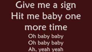 Britney SpearsBaby one more time lyrics [upl. by Radnaskela]