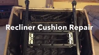 Recliner Cushion Repair [upl. by Odnalor]