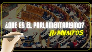 EL PARLAMENTARISMO en minutos [upl. by Nedda]